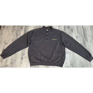 Oregon Ducks Stadium Athletics Sweatshirt Mens 2XL Gray Pockets Soft Cotton NCAA